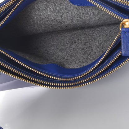 Celine Lambskin Large Trio Crossbody Bag Indigo 6 of 11