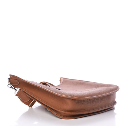 Hermes Taurillon Clemence Evelyne III PM Gold 4 of 8