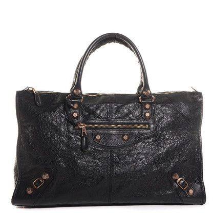 Balenciaga Agneau Giant 12 Rose Gold Hardware Work Black 1 of 11