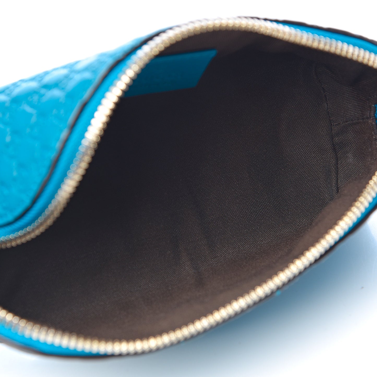 Soft Microguccissima Pouch Cosmetic Case Deep Cobalt