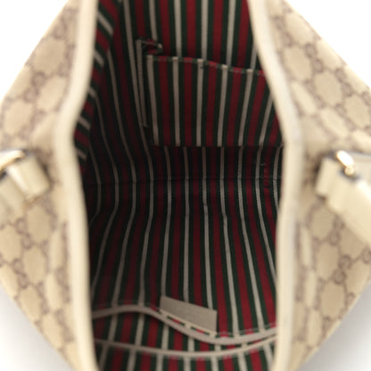 Gucci Monogram Medium New Britt Hobo Off White 4 of 11
