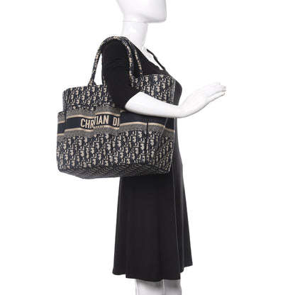 Christian Dior Oblique Catherine Tote Blue 2 of 11