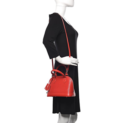 Louis Vuitton Epi Alma BB Coquelicot 2 of 12