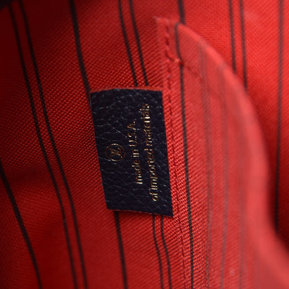Louis Vuitton Empreinte Montaigne GM Marine Rouge 8 of 14