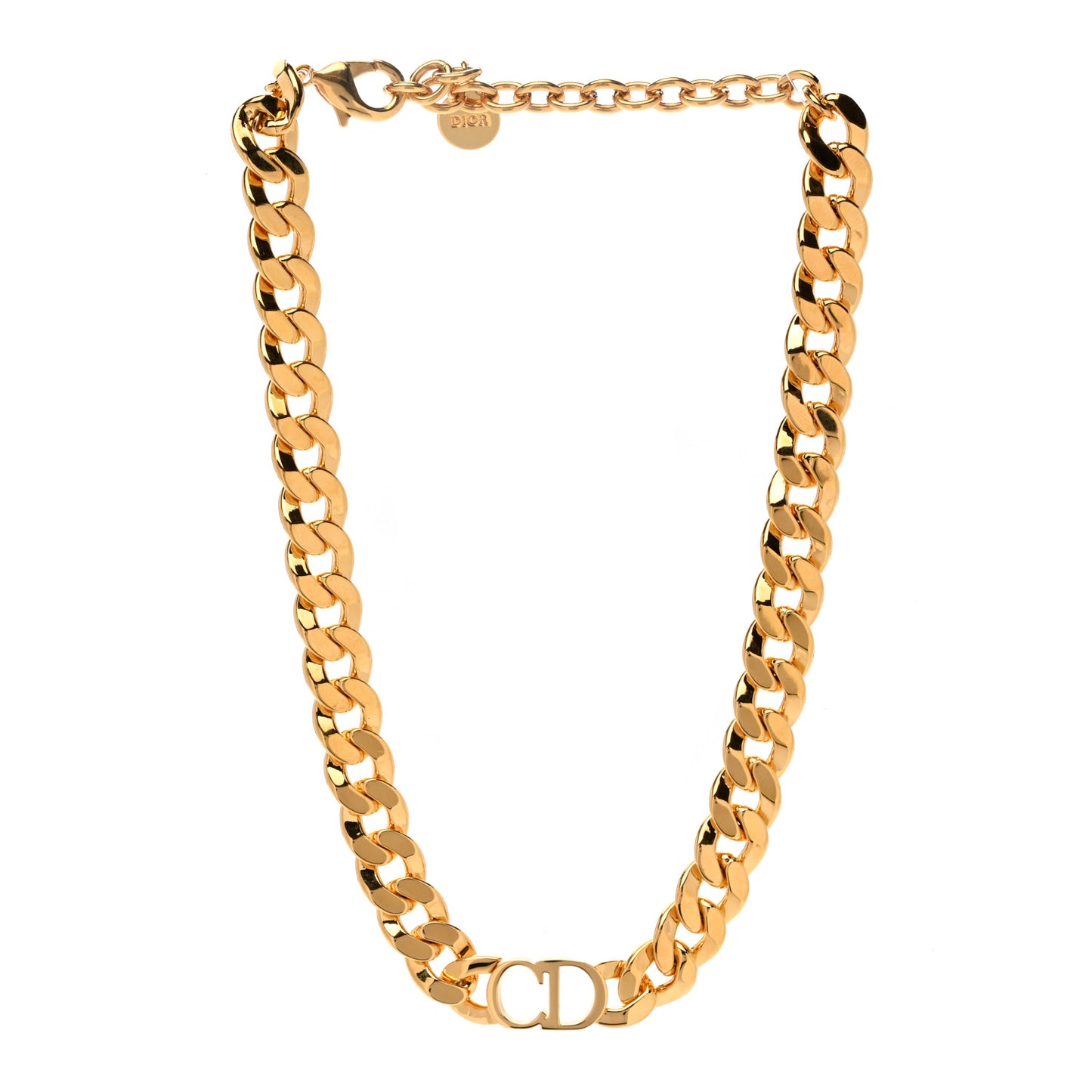 Metal Danseuse Etoile Chain Choker Necklace Gold