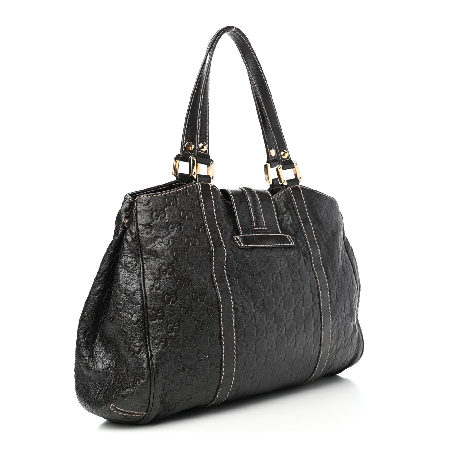 Guccissima Large New Ladies Hobo Dark Brown