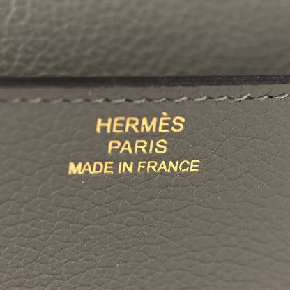 Hermes Evercolor Roulis Slim Wallet Gris Meyer 7 of 9