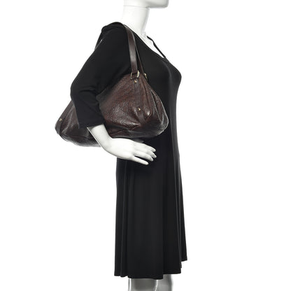 Gucci Guccissima Medium Abbey Shoulder Bag Chocolate 2 of 10