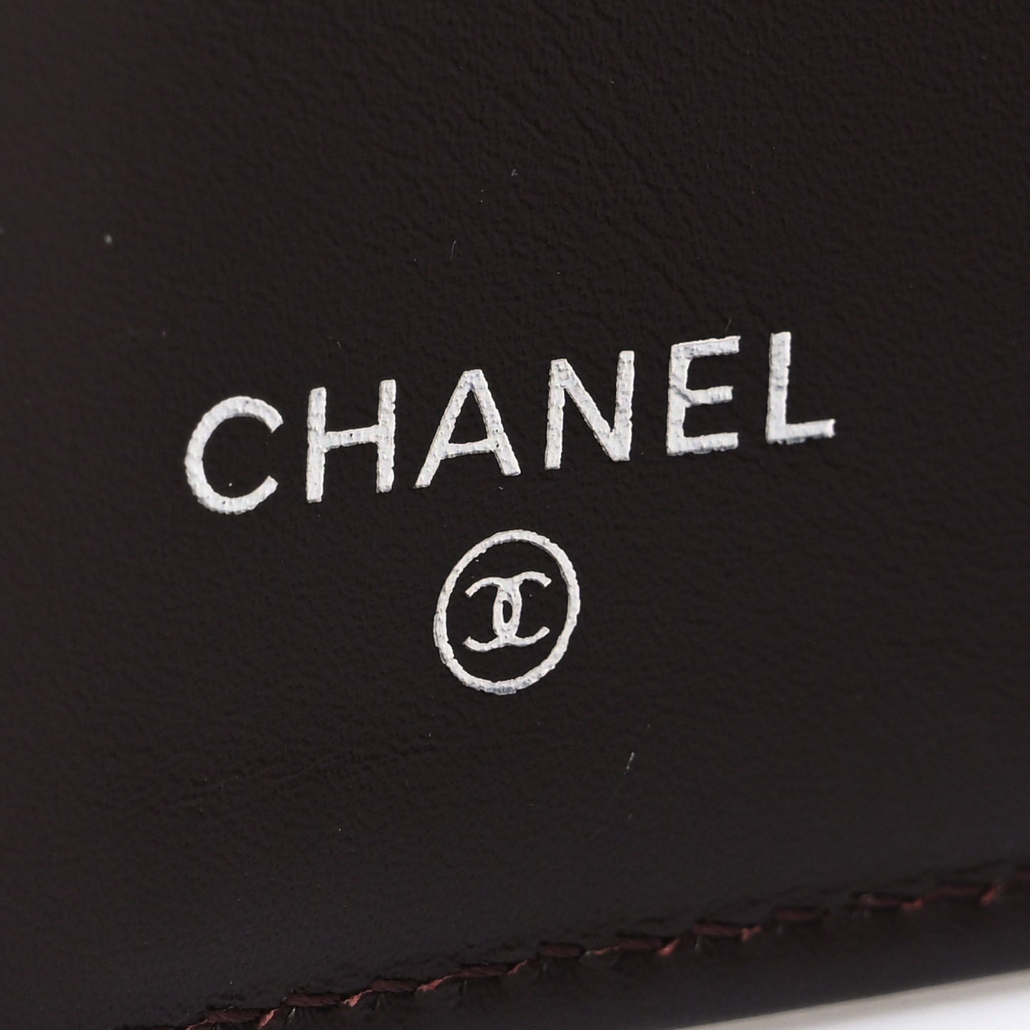 Caviar Quilted Long Flap Wallet Black