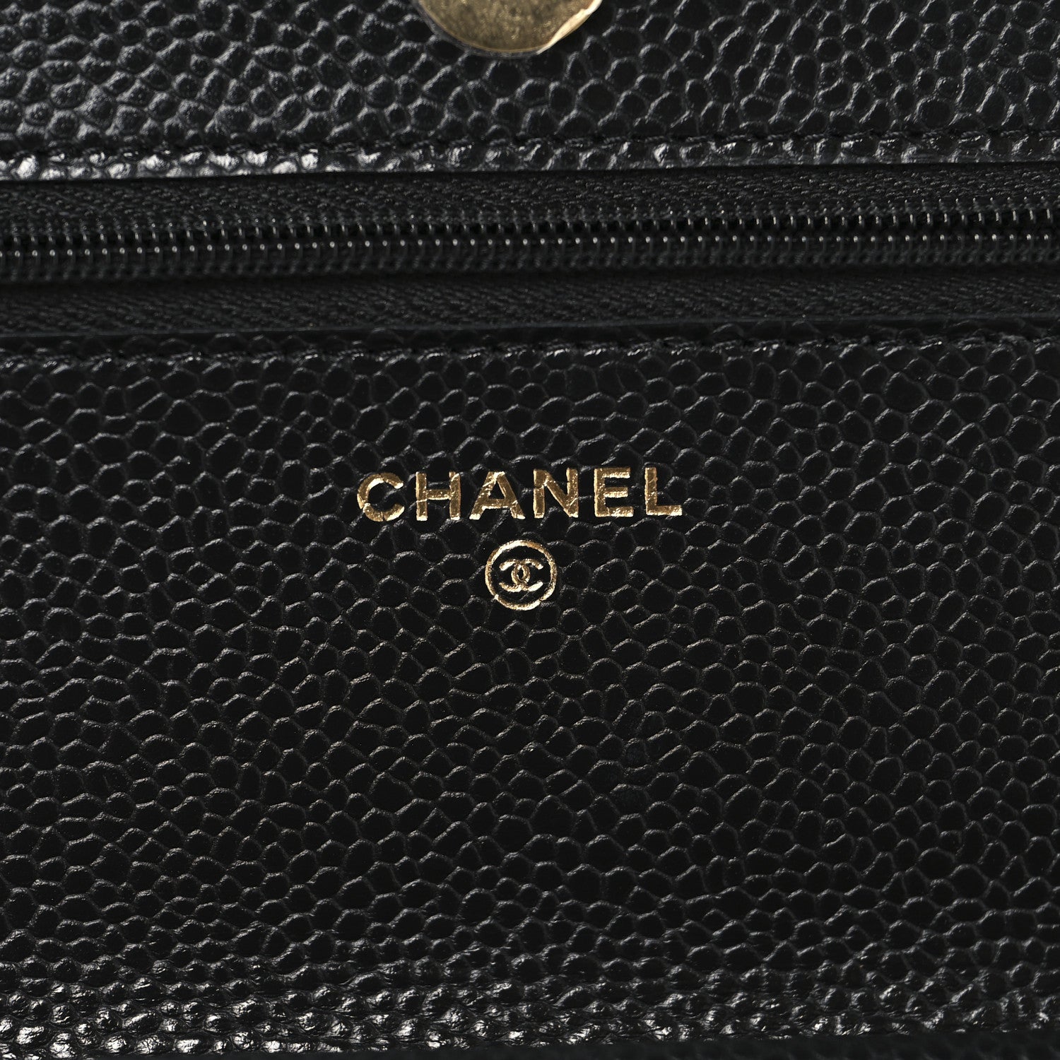 Chanel Caviar Quilted Wallet on Chain WOC Black 5 of 11