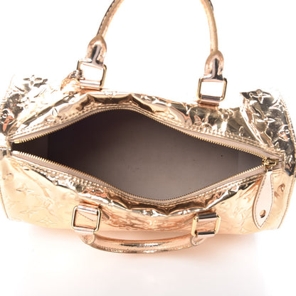 Louis Vuitton Monogram Miroir Speedy 35 Gold 5 of 9