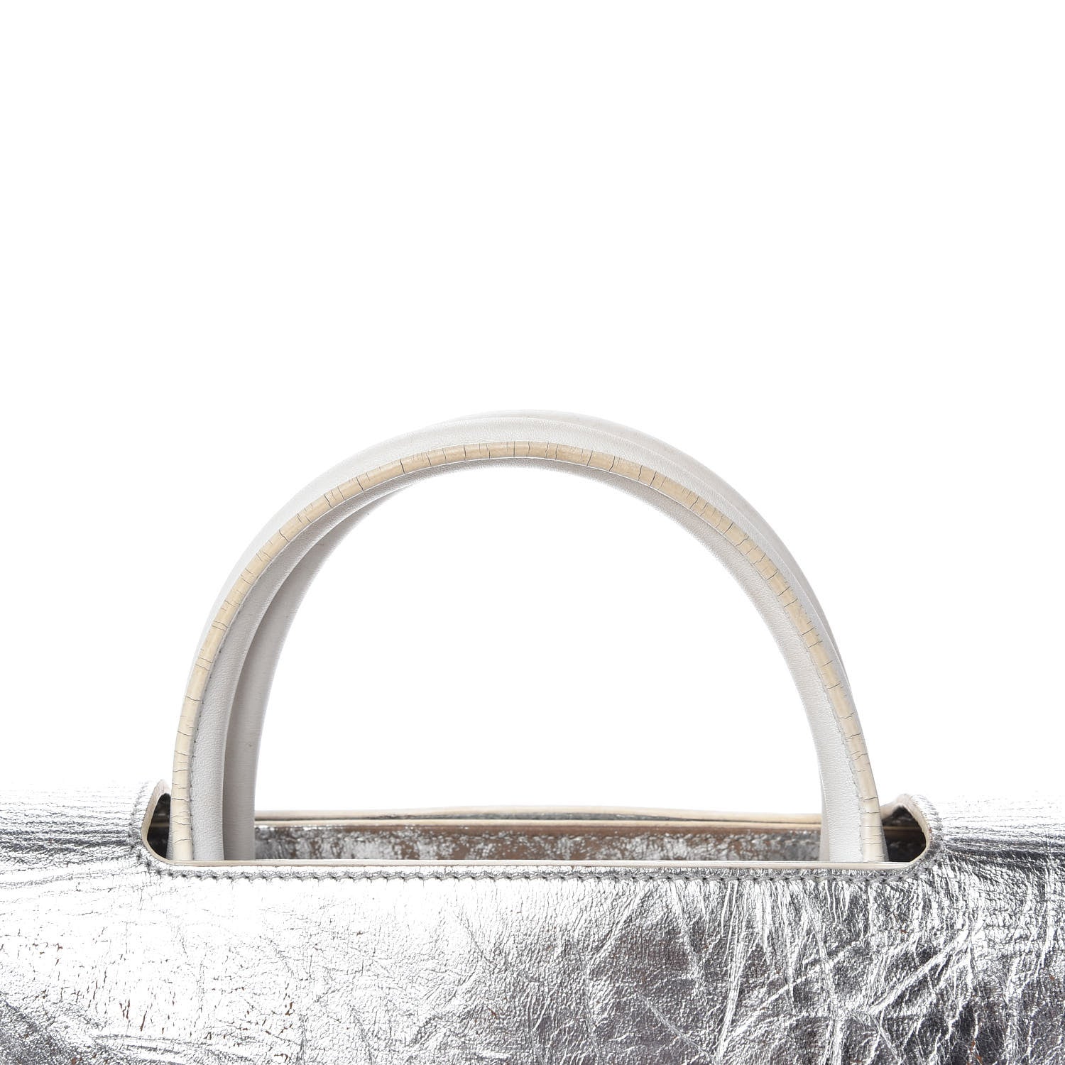 Christian Dior Metallic Calfskin Medium Diorever Flap Silver 16 of 19