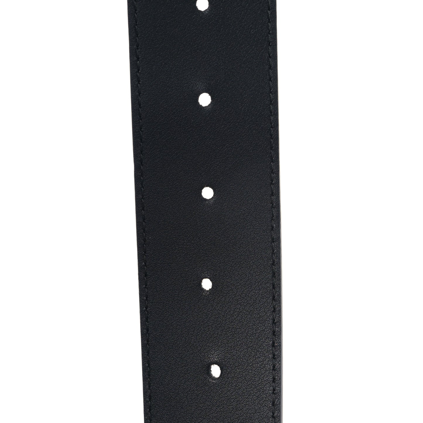 Moon Calfskin Torchon Double G 40mm Belt 85 34 Black