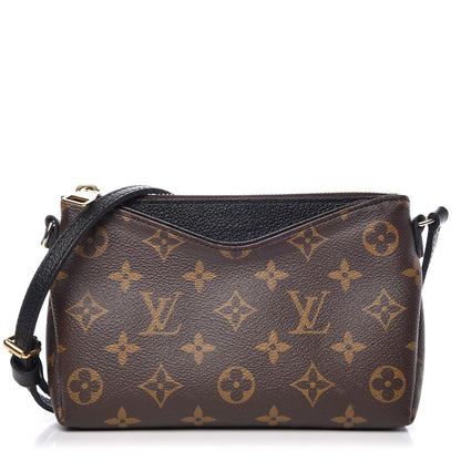 Louis Vuitton Monogram Pallas Crossbody Black 1 of 12
