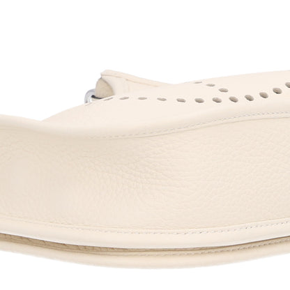 Hermes Taurillon Clemence Evelyne 23 Poche III Cream 9 of 10