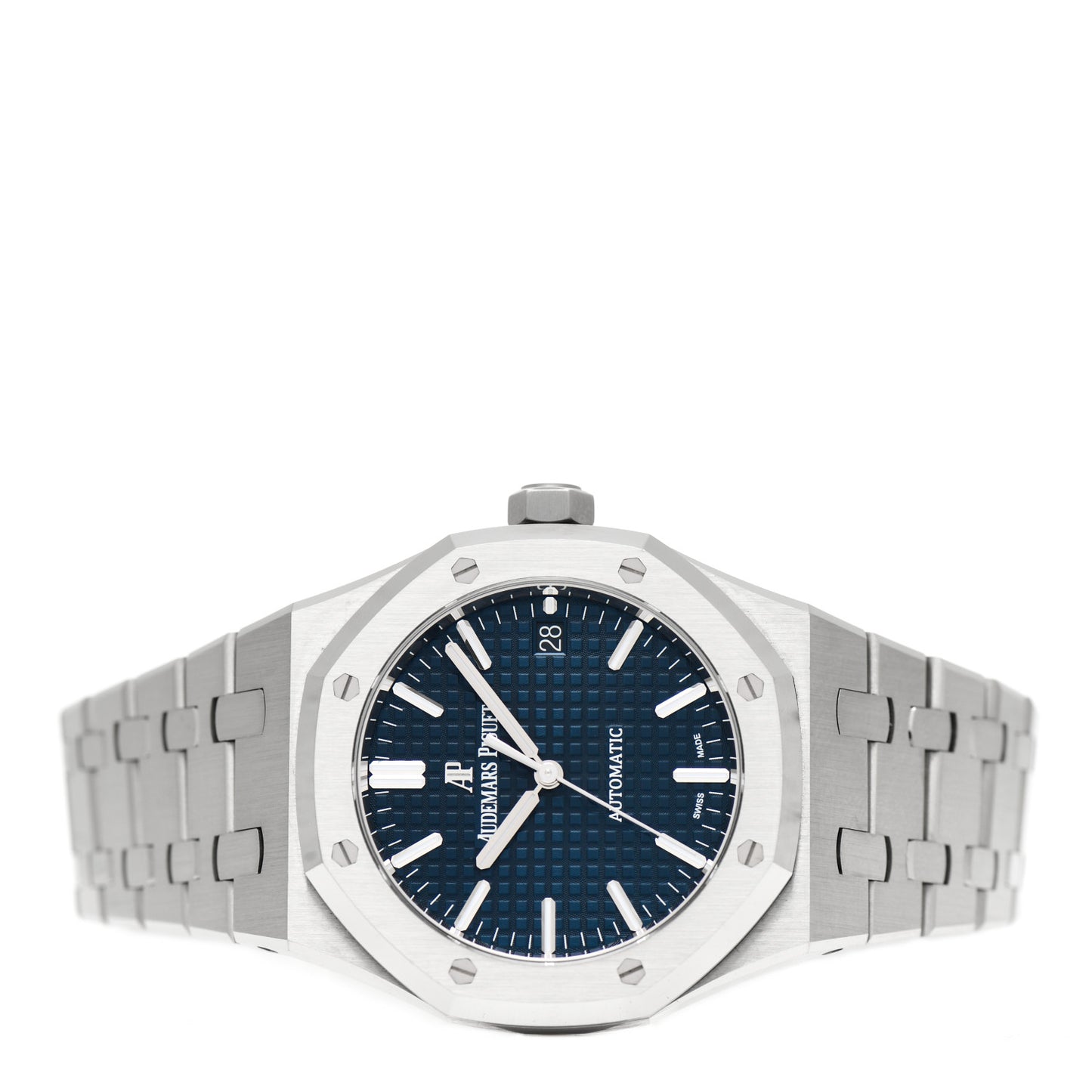 Stainless Steel 37mm Royal Oak Offshore Automatic Watch Blue 15450ST.OO.1256ST.03