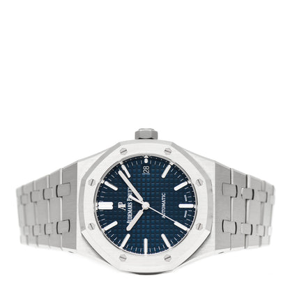 Audemars Piguet Stainless Steel 37mm Royal Oak Offshore Automatic Watch Blue 15450ST.OO.1256ST.03 2 of 4