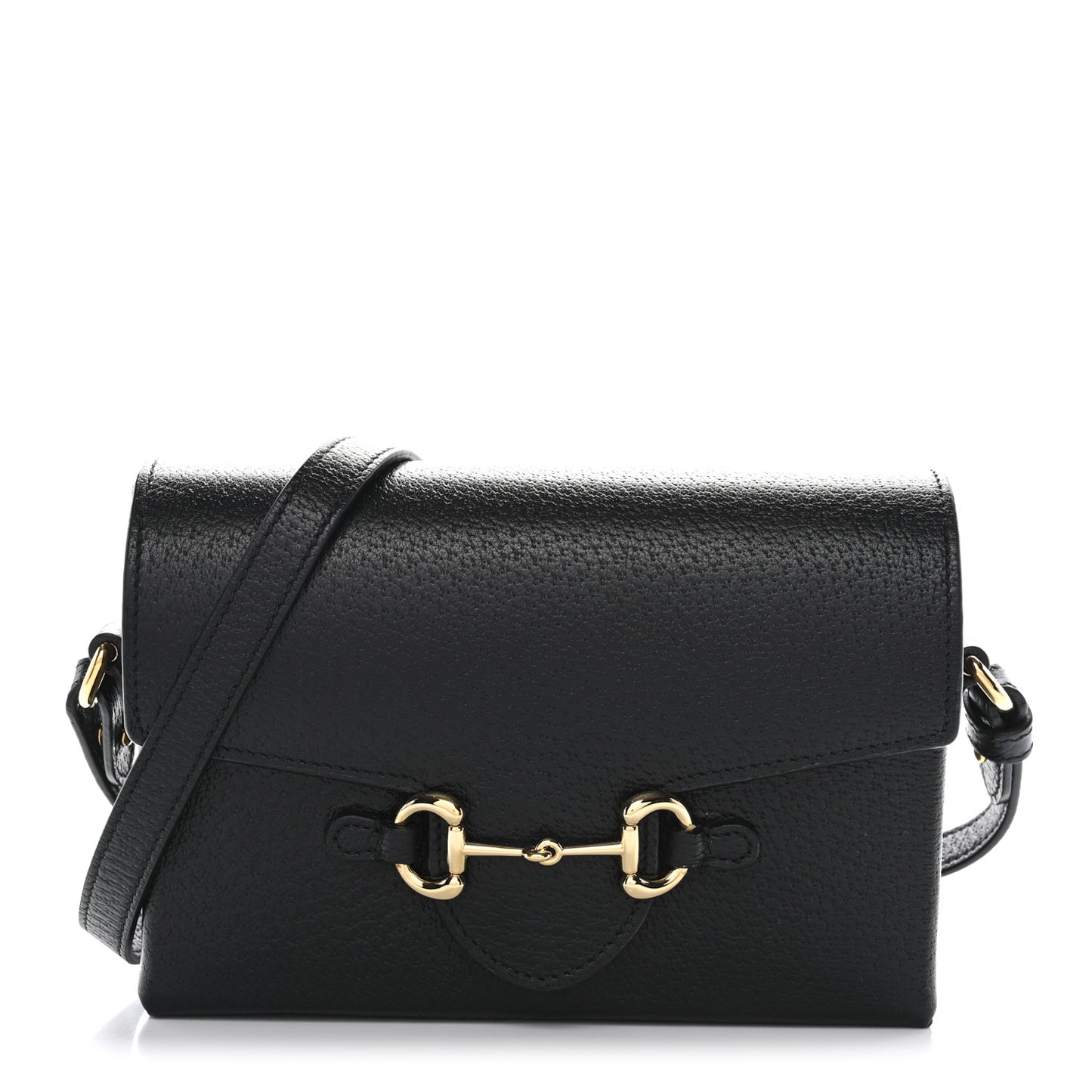 Calfskin Horsebit 1955 Shoulder Bag Black