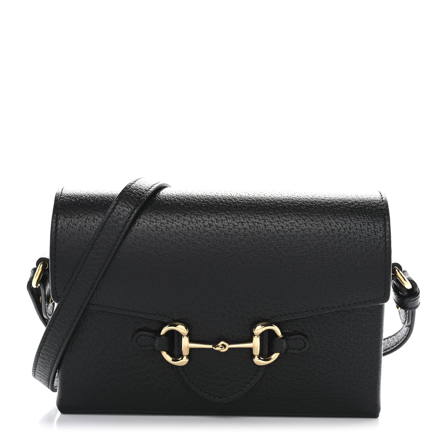 Gucci Calfskin Horsebit 1955 Shoulder Bag Black 1 of 11
