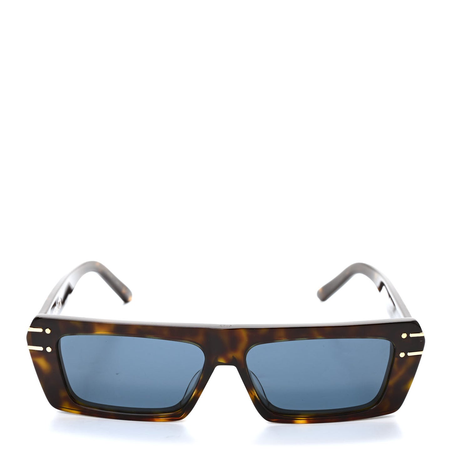 Diorsignature S2U Rectangular Sunglasses Tortoise