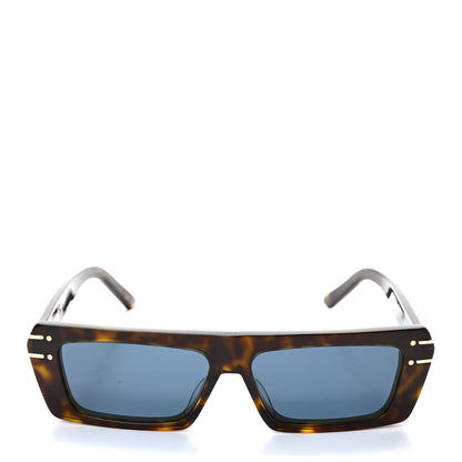 Christian Dior Diorsignature S2U Rectangular Sunglasses Tortoise 2 of 8