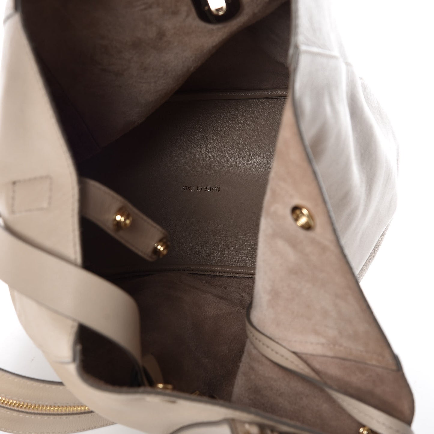 Nappa Echo Convertible Backpack Beige