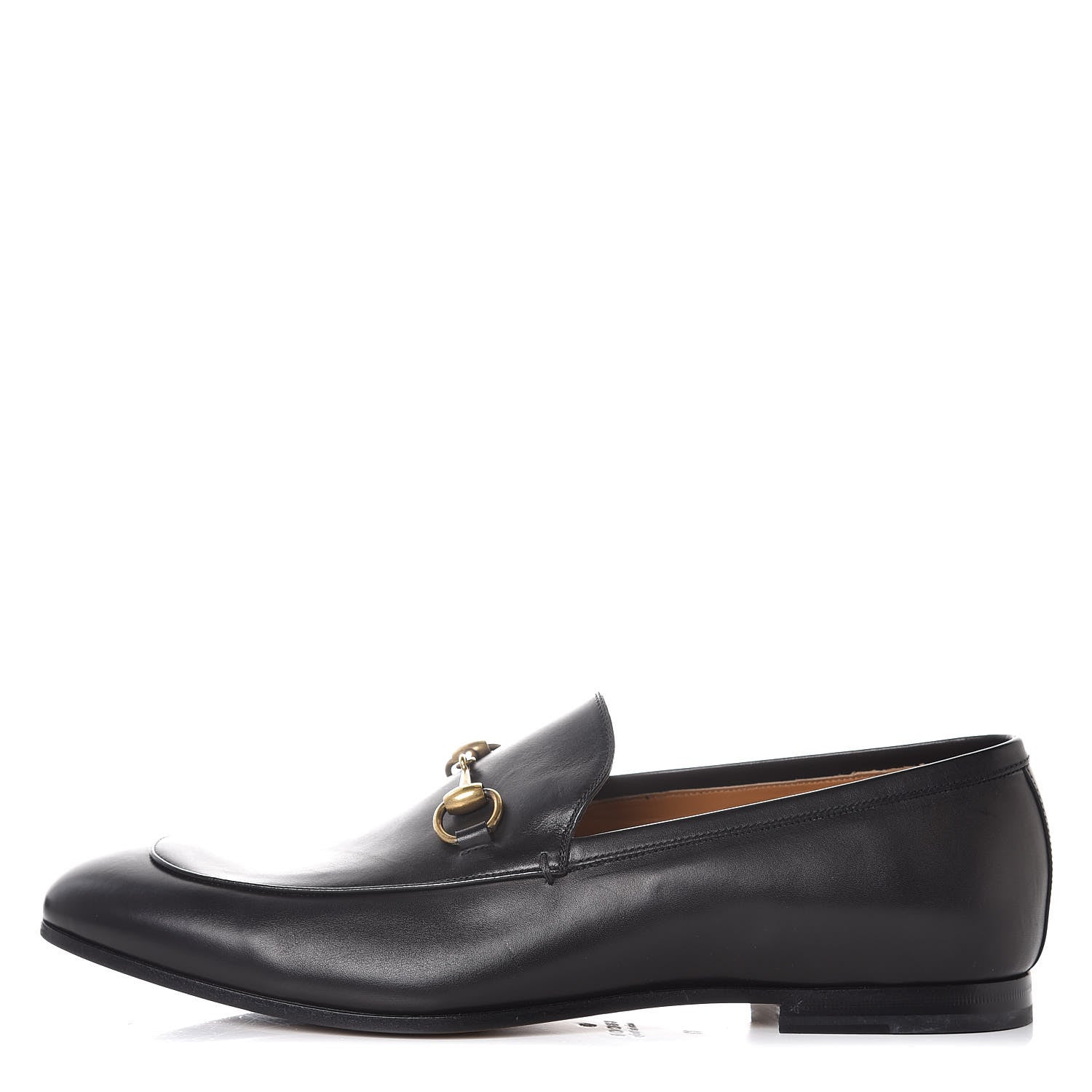 Gucci Calfskin Horsebit Mens Jordaan Loafers 11 Black 1 of 9