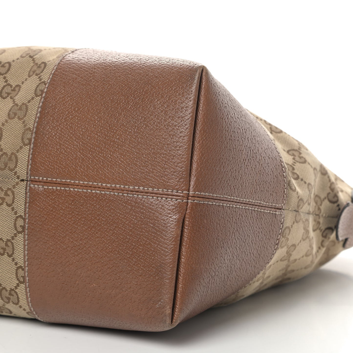 Monogram Medium Bree Shoulder Bag Beige Tabacco