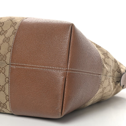 Gucci Monogram Medium Bree Shoulder Bag Beige Tabacco 10 of 16