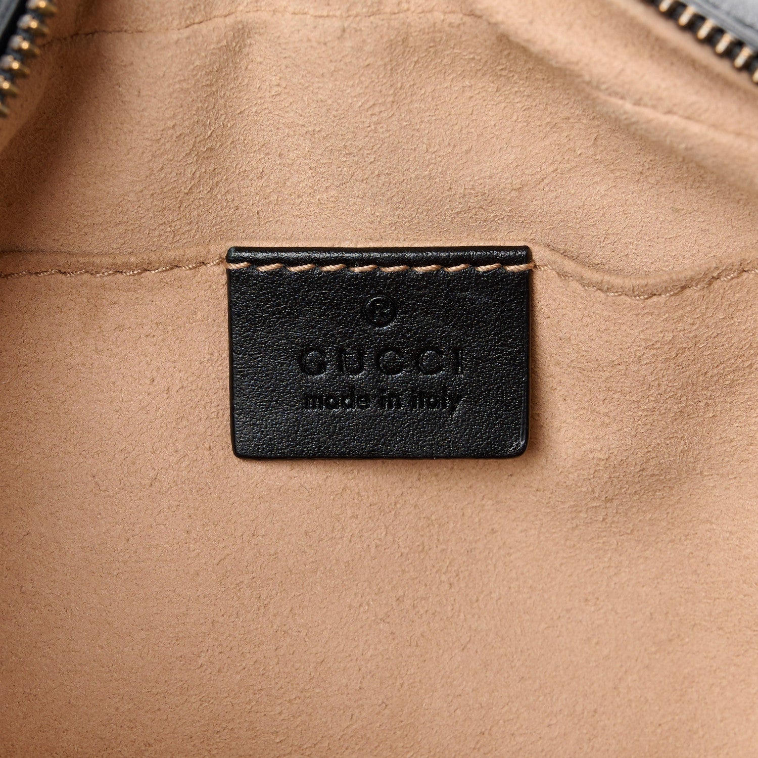 Gucci Calfskin Matelasse Small GG Marmont Chain Shoulder Bag Black 6 of 11