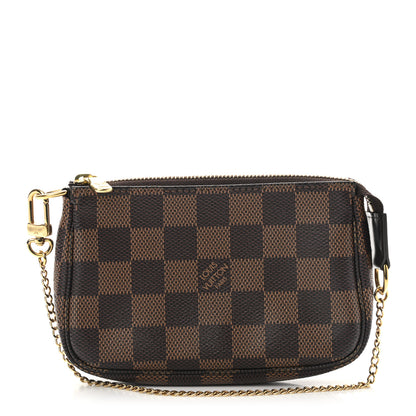 Louis Vuitton Damier Ebene Mini Pochette Accessories 1 of 9