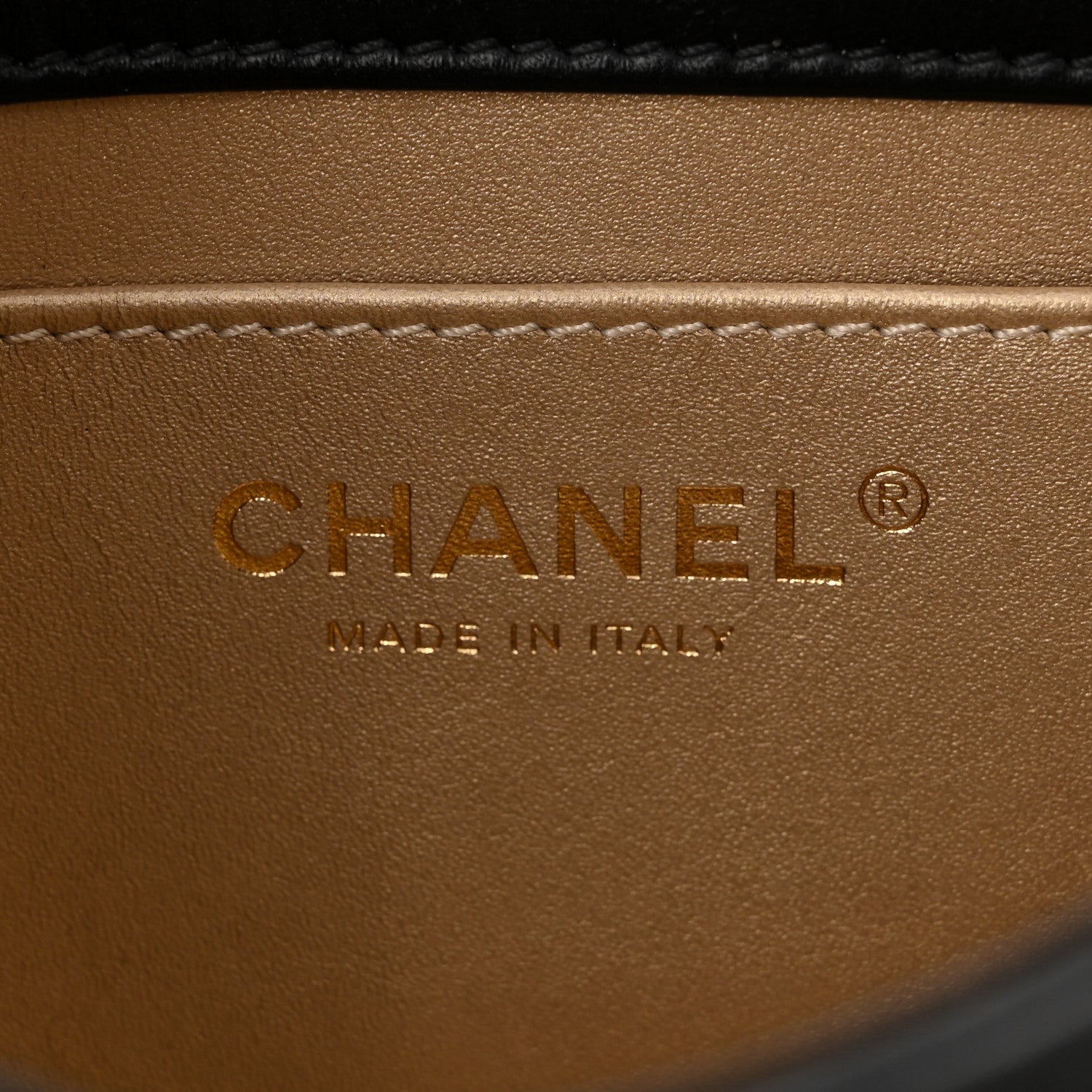 Chanel Lambskin Quilted Mini CC Crystal Logo Chain Flap Black 6 of 11