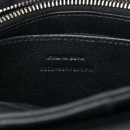 Saint Laurent Calfskin Y Quilted Monogram Small Loulou Chain Satchel Black 8 of 12
