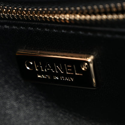 Chanel Sequin Quilted Small Single Flap Black 6 of 11