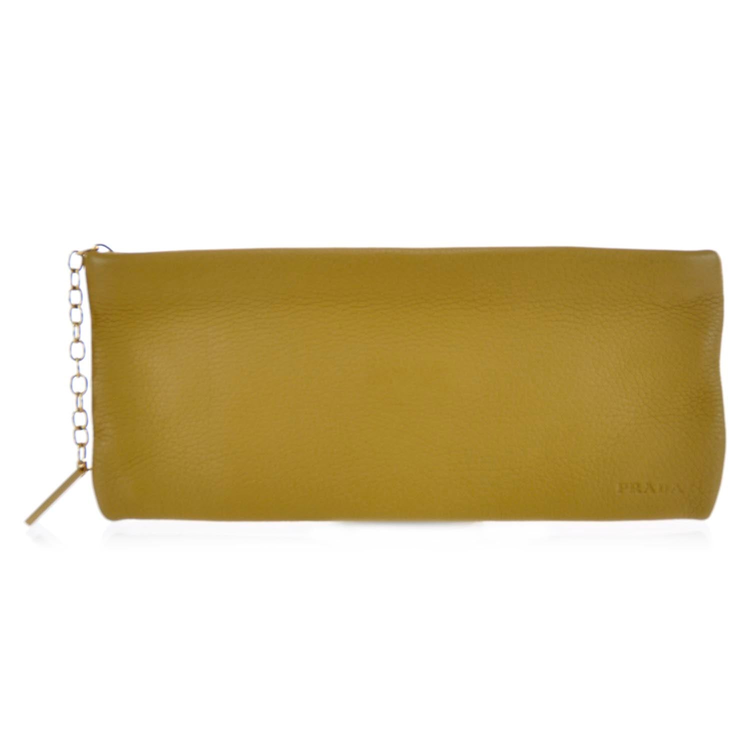Prada Vitello Daino Clutch 1 of 9