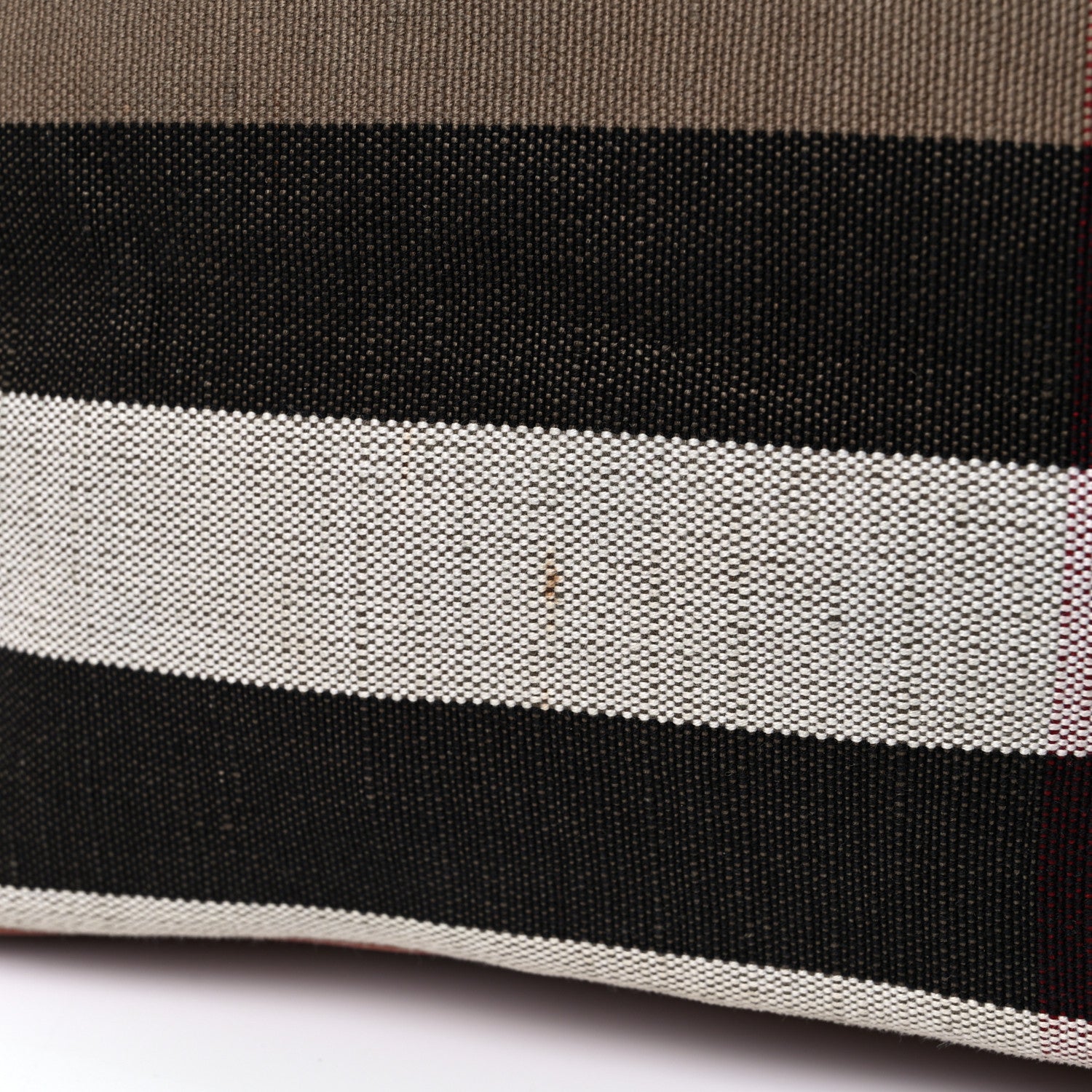 Burberry Canvas Mega Check Traveler Tote Dark Tan 20 of 36