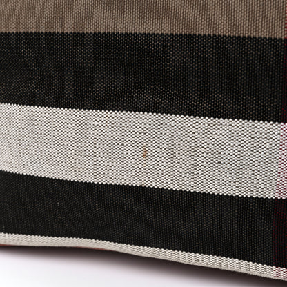 Burberry Canvas Mega Check Traveler Tote Dark Tan 20 of 36