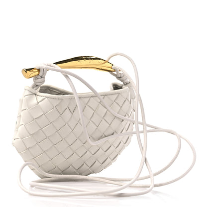 Bottega Veneta Nappa Intrecciato Mini Sardine Bag Chalk 3 of 9