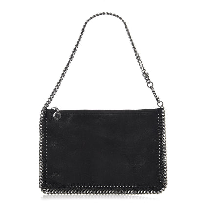 Stella McCartney Shaggy Deer Falabella Clutch Black 1 of 7