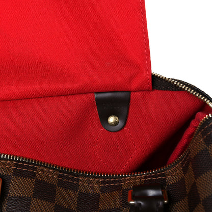 Louis Vuitton Damier Ebene Speedy 30 6 of 10