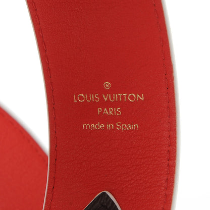 Louis Vuitton Monogram Bandouliere Shoulder Strap Red 3 of 5