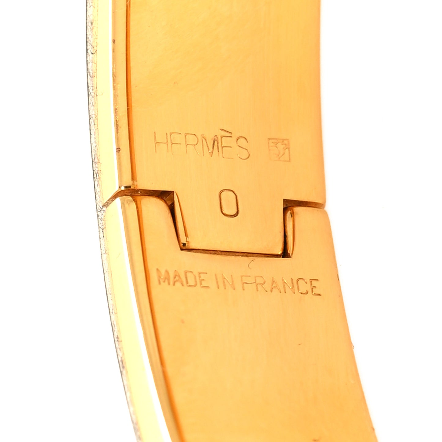 Enamel Narrow Clic Clac H Bracelet GM Anis