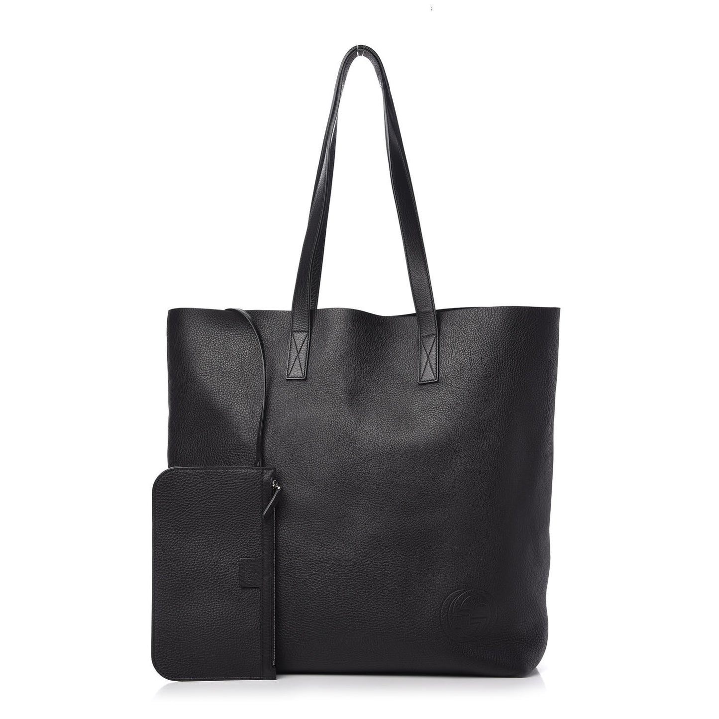 Nappa Cellarius Soho Vertical Shopping Tote Black