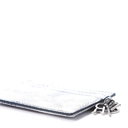 Christian Dior Karung Lady Dior Card Holder Vieil Argent 9 of 9