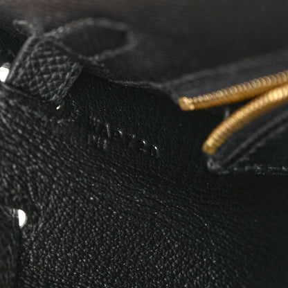 Hermes Epsom Kelly Sellier 25 Black 7 of 11