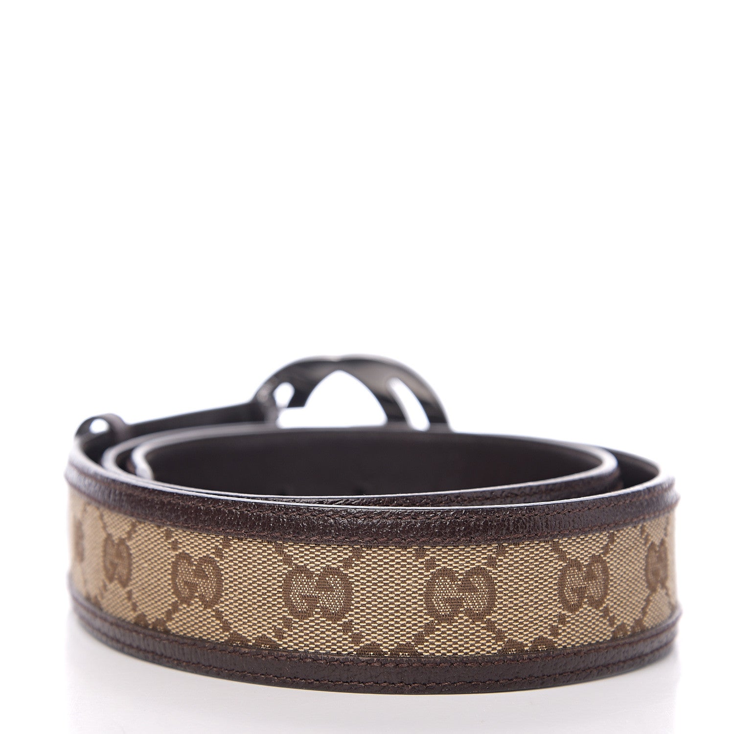 Gucci Monogram Interlocking G Belt 100 40 Dark Brown 2 of 7