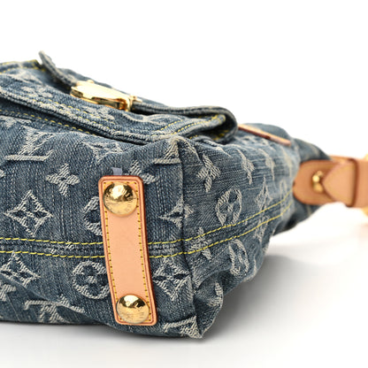 Louis Vuitton Monogram Denim Baggy PM Blue 9 of 12