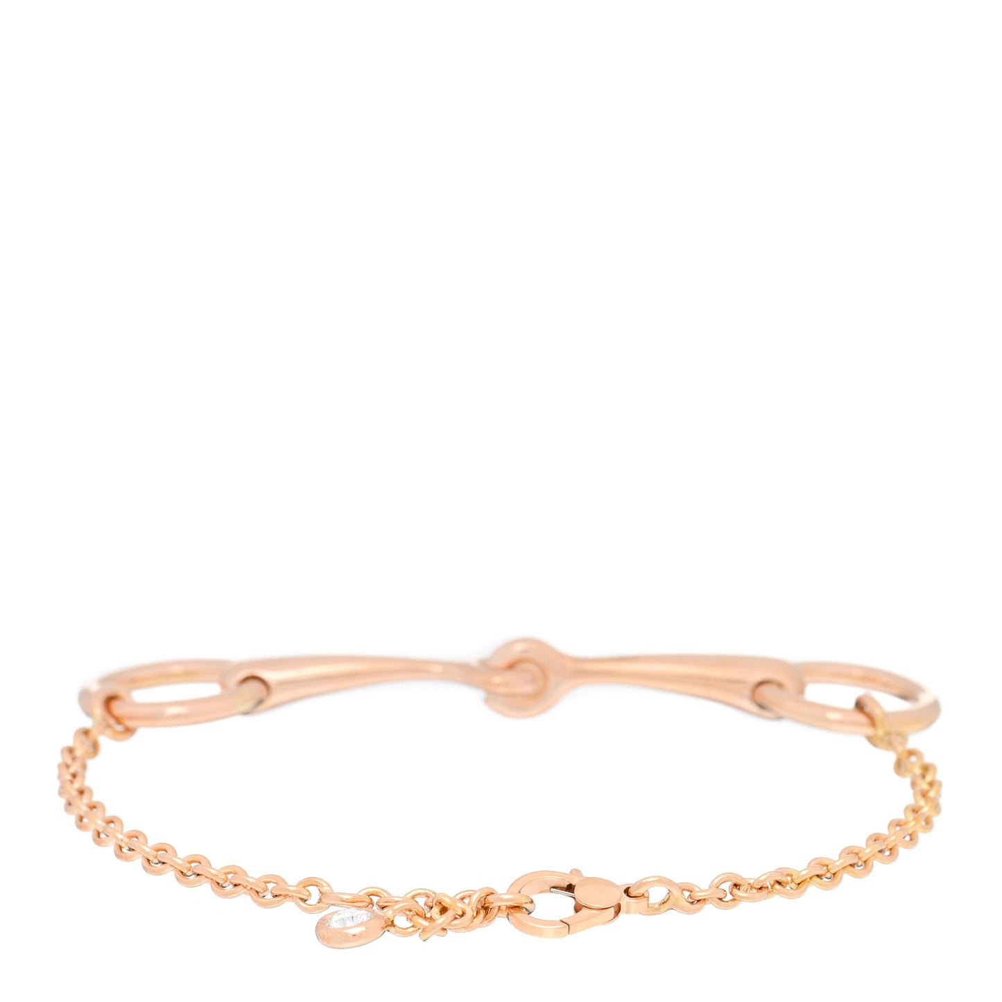 18K Rose Gold Diamond TPM Filet d'Or Bracelet SH