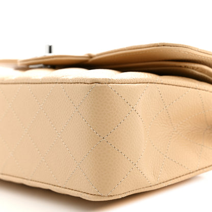 Chanel Caviar Quilted Small Double Flap Beige 10 of 10