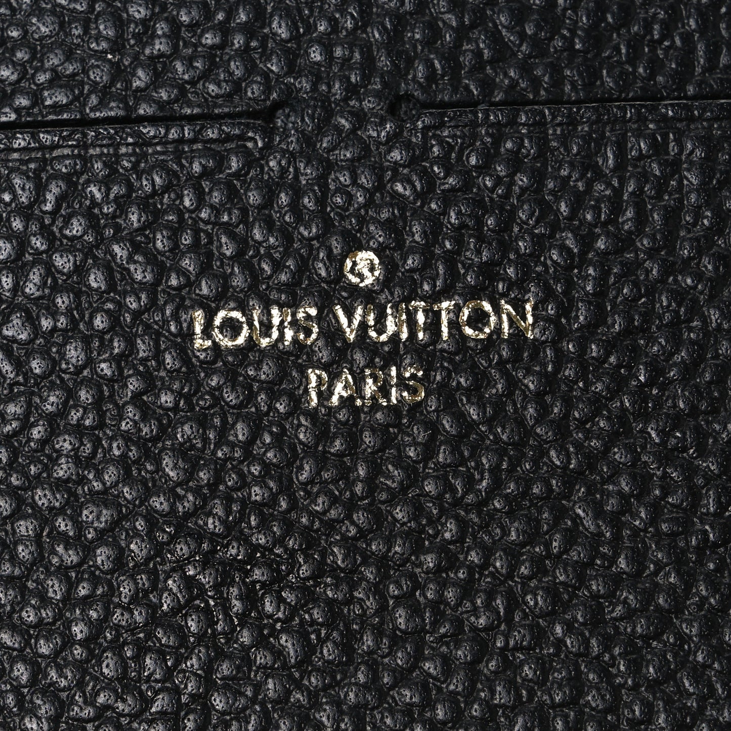Calfskin Felicie Chain Wallet Card Holder Insert Black